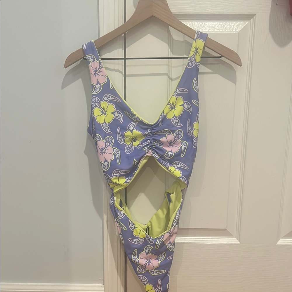 Moana Bikini Floral Print Swimsuit